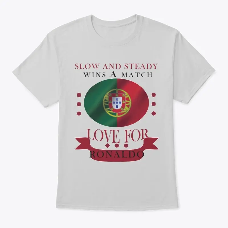 Sports T shirt with Ronaldo -flag 